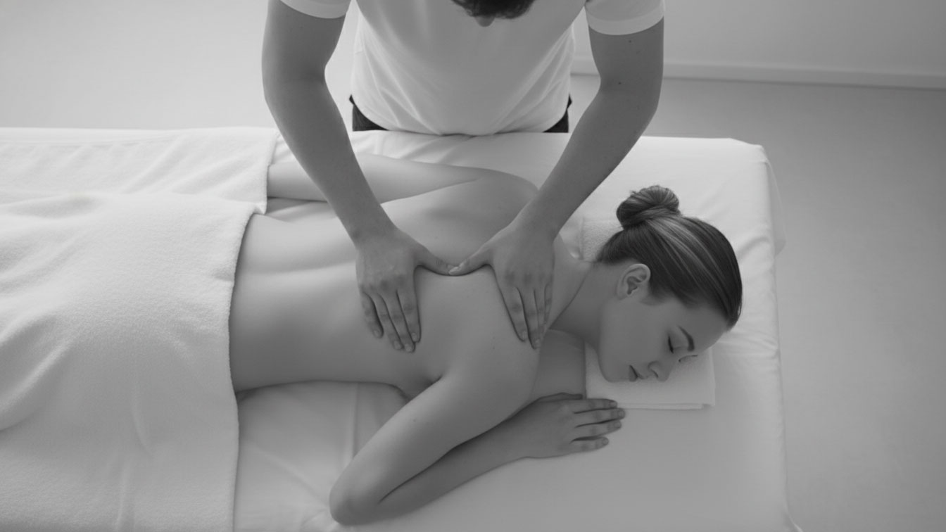 施術イメージ（肩甲骨周り）